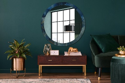 Dekorativ rund spegel Onyx marmor