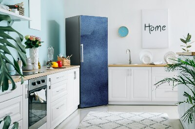 Magnetiskt kylskåpsöverdrag Blå abstraktion
