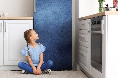 Magnetiskt kylskåpsöverdrag Blå abstraktion