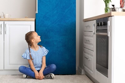 Magnetiskt kylskåp skydd Blå bakgrund