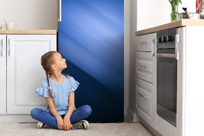 Magnetiskt kylskåp skydd Blå abstraktion