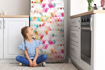 Magnetiskt kylskåp skydd Regnbågsgeometri