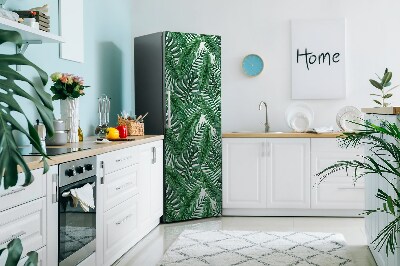 Magnetiskt kylskåpsöverdrag Monstera lämnar