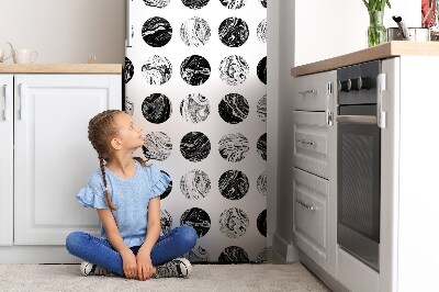 Magnetiskt kylskåpsöverdrag Månen mönster