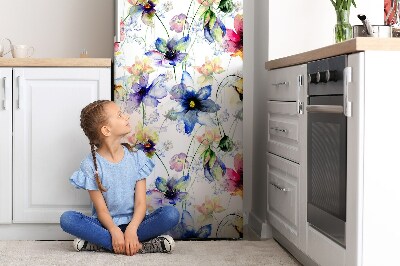 Magnetiskt kylskåp skydd Fältblommor