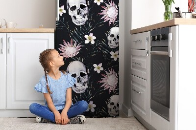 Magnetiskt kylskåp skydd Döskallar och löv