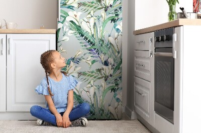 Magnetiskt kylskåpsöverdrag Krokusar