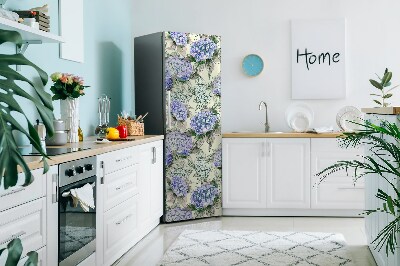 Magnetiskt kylskåpsöverdrag Hortensia