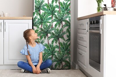 Magnetiskt kylskåp skydd Tropiska palmer