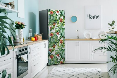 Magnetiskt kylskåpsöverdrag Hawaiian blad
