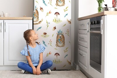 Magnetiskt kylskåpsöverdrag indiska