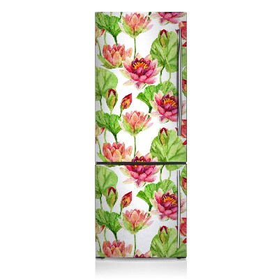 Magnetiskt kylskåp skydd Blomma lotusblomma