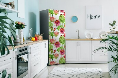 Magnetiskt kylskåp skydd Blomma lotusblomma