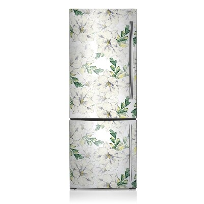 Magnetiskt kylskåpsöverdrag Freesia blommor