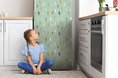 Magnetiskt kylskåp skydd Skandinaviskt mönster