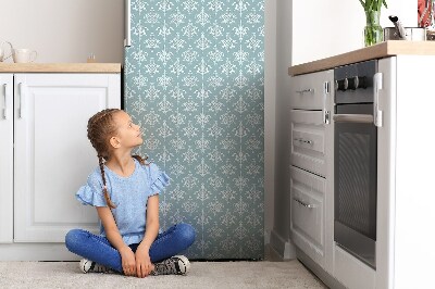 Magnetiskt kylskåpsöverdrag Damast