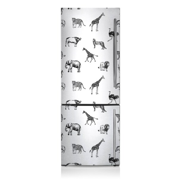 Magnetiskt kylskåpsöverdrag Safari