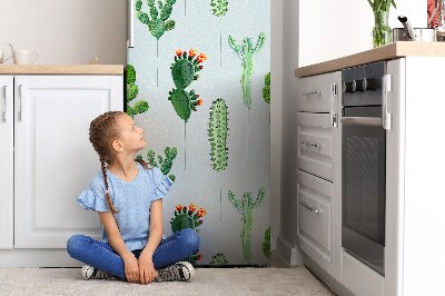 Magnetiskt kylskåp skydd Kaktus