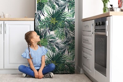 Magnetiskt kylskåp skydd Tropiska löv