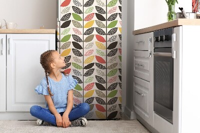 Magnetiskt kylskåp skydd Färgglada mönster