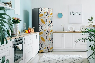 Magnetiskt kylskåpsöverdrag Pastellblad