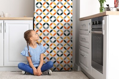 Magnetiskt kylskåpsöverdrag Geometriska cirklar