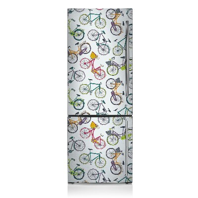Magnetiskt kylskåpsöverdrag Cykelstad