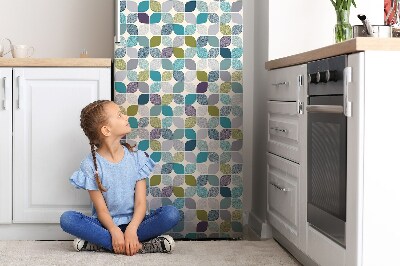 Magnetiskt kylskåpsöverdrag Geometriskt mönster