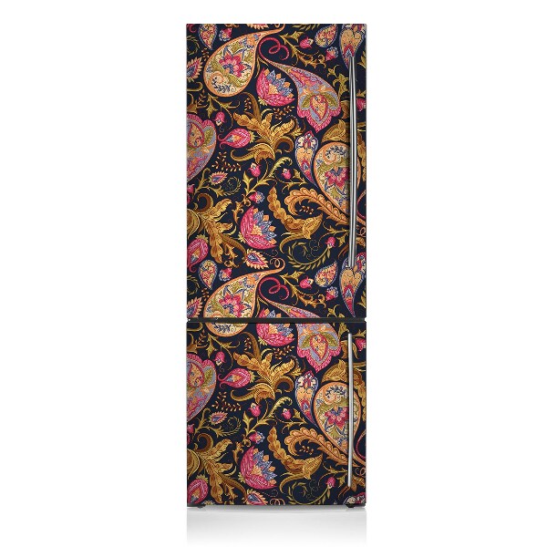 Magnetiskt kylskåp skydd Färgglada paisley mönster