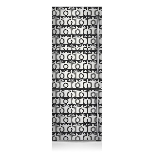 Magnetiskt kylskåpsöverdrag Retro mönster