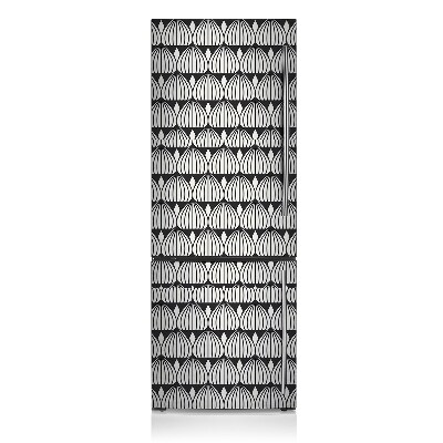Magnetiskt kylskåpsöverdrag Retro mönster