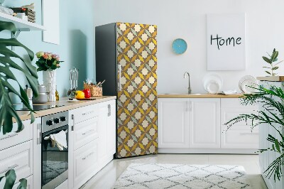 Magnetiskt kylskåpsöverdrag Retro mönster