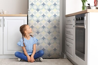 Magnetiskt kylskåp skydd Retro mönster
