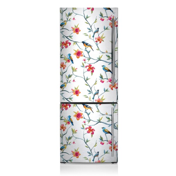Magnetiskt kylskåpsöverdrag Blomma