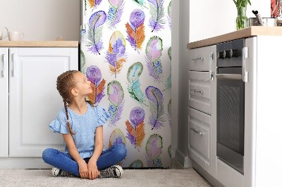 Magnetiskt kylskåpsöverdrag Färgglada källor