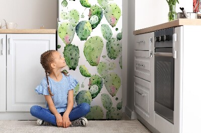 Magnetiskt kylskåpsöverdrag Kaktus från tropikerna