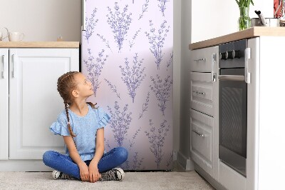 Magnetiskt kylskåp skydd Lavendel blommor