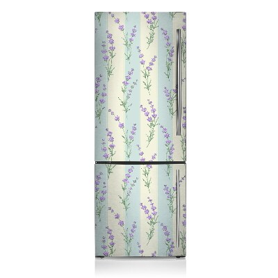 Magnetiskt kylskåpsöverdrag Lavendel blommor