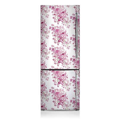 Magnetiskt kylskåpsöverdrag Rosa blommor