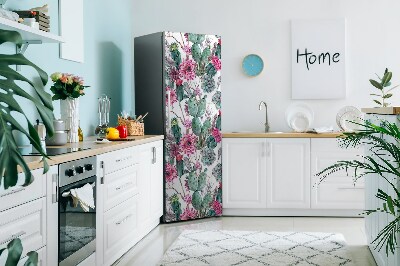 Magnetiskt kylskåpsöverdrag Exotiska kaktusar