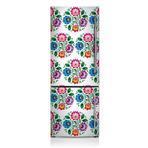 Magnetiskt kylskåp skydd Blommor i blommig stil