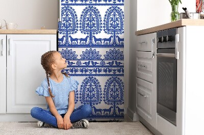 Magnetiskt kylskåpsöverdrag Jävla papper