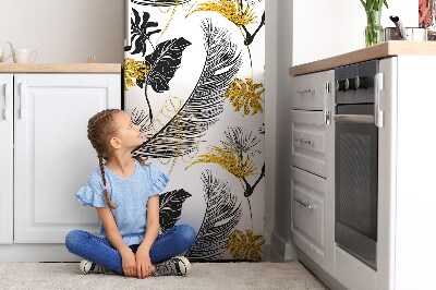 Magnetiskt kylskåp skydd Gyllene tropiska