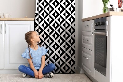Magnetiskt kylskåp skydd Illusionen av geometri