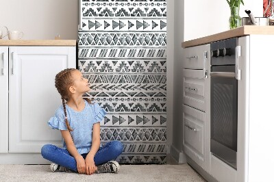 Magnetiskt kylskåpsöverdrag Etniskt mönster