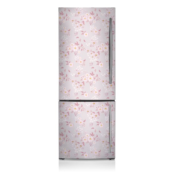 Magnetiskt kylskåpsöverdrag Små blommor