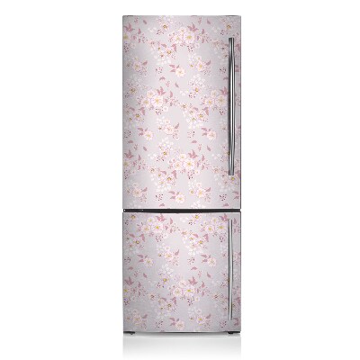 Magnetiskt kylskåpsöverdrag Små blommor