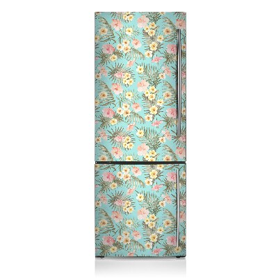Magnetiskt kylskåp skydd Pastellblommor