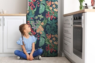 Magnetiskt kylskåpsöverdrag Tropiskt mönster