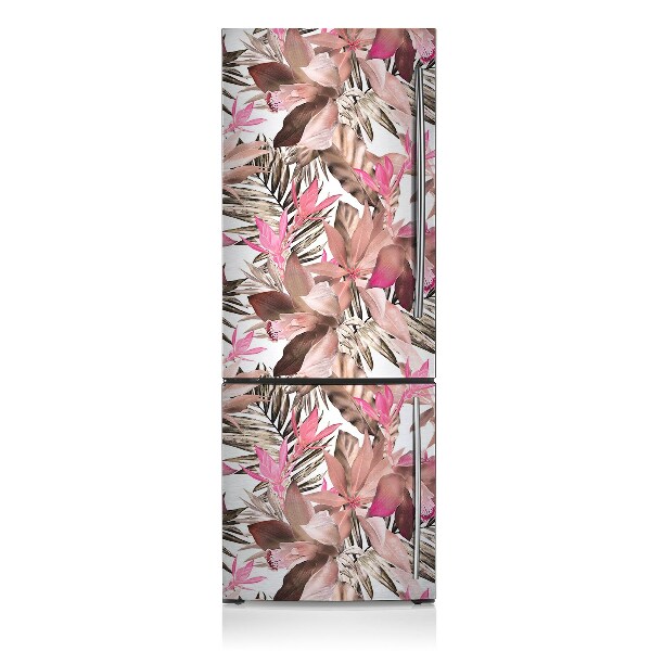 Magnetiskt kylskåp skydd Tropisk blomma